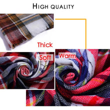 Load image into Gallery viewer, Over Sized Cashmere Blended Scarf/Shawl