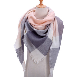 Over Sized Cashmere Blended Scarf/Shawl