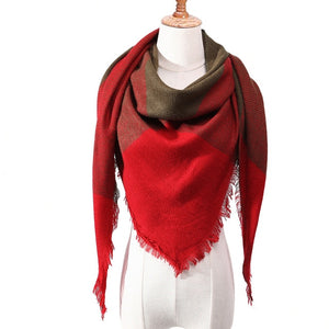 Over Sized Cashmere Blended Scarf/Shawl