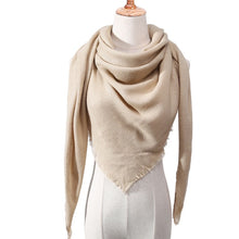 Load image into Gallery viewer, Over Sized Cashmere Blended Scarf/Shawl