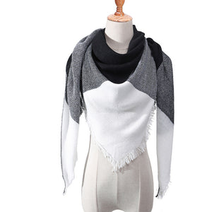 Over Sized Cashmere Blended Scarf/Shawl