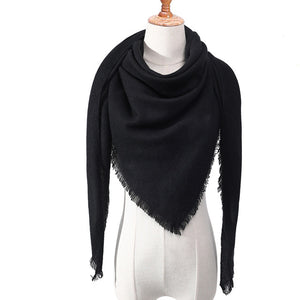 Over Sized Cashmere Blended Scarf/Shawl