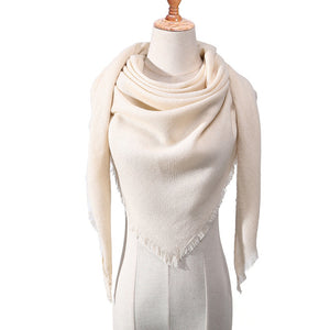 Over Sized Cashmere Blended Scarf/Shawl