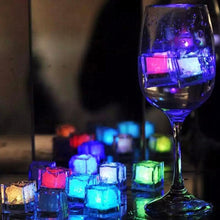 Load image into Gallery viewer, 12 LED Water Activated Ice Cubes